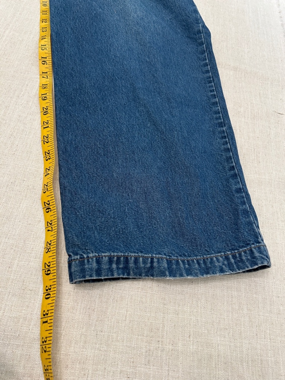 Vintage Tommy Hilfiger Jeans Women’s 14 Barrell Leg High Waisted Velvet Trimmed - Picture 9 of 16